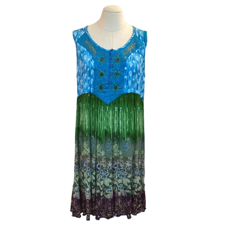 Forbidden Sleeveless Sun Dress Large